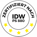 Zertifizierungs Siegel IDW PS 880